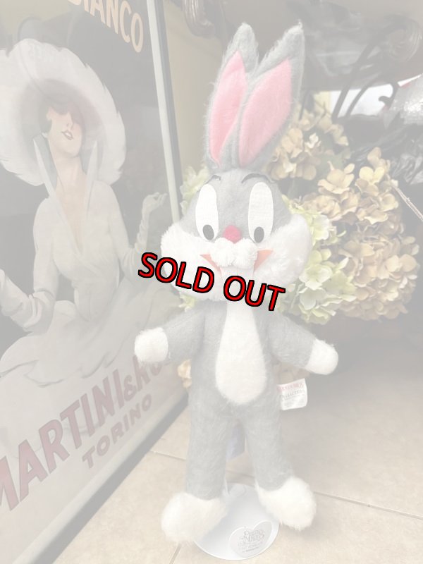 画像1: Looney Tunes Bugs Bunny Plush Doll Mighty Star / ルーニーチューンズ　バックスバニー　ぬいぐるみ　マイティスター　1971年 (1)