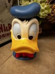 画像1: Disney Donald Duck plastic Face coin bank 1971 / ディズニーのドナルドダック、プラスチック製　フェイス貯金箱 (1)