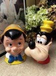 画像13: Disney Pinocchio plastic Face coin bank 1971 / ディズニーのピノキオ、プラスチック製　フェイス貯金箱 (13)