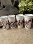 画像1: McDonald’s  Olympic 1988 plastic cups set of 4 / マクドナルド  1988年　オリンピック　プラスチック製　カップ　4個セット (1)