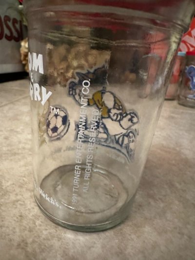 画像3: Tom&Jerry Welch’s Soccer Glass with lid 1991 / ウェルチ　トムとジェリー　サッカー　蓋付きグラス