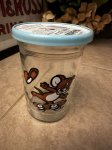 画像1: Tom&Jerry Welch’s  Jerry Skateboard Glass with lid 1990 /　ウェルチ　ジェリー  スケートボード　蓋付きグラス (1)