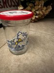 画像1: Tom&Jerry Welch’s Soccer Glass with lid 1991 / ウェルチ　トムとジェリー　サッカー　蓋付きグラス (1)