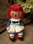 画像1: Raggedy Ann & Andy Ann plastic Coin Bank 1972  / ラガディアン&アンディ　プラスチック製　貯金箱 (1)