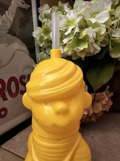 画像1: Dairy Queen Dennis The Menace Yellow Dennis Drink Cup   / ディリークィーン　デニス　ザ　メナス　ドリンクボトル　イエロー、　デニス