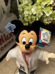 画像2: Mickey Mouse Applause white cloth face rubber Doll with tag / ディズニー フェイス　ラバー　ミッキーマウス ドール　 (2)