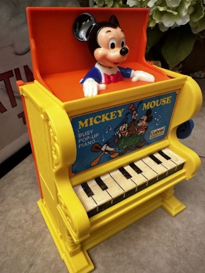 画像3: Disney Mickey Mouse busy pop-up piano Jack in the box 1975 / ディズニーのミッキーマウス　ポップアップ　ピアノ　ジャックインザボックス