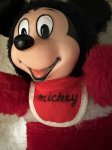 画像4: Disney Mickey Mouse Rubber Face Red plush  Doll / ミニーマウスのラバーフェイス、レッドぬいぐるみ　スタイ付き (4)