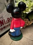 画像6: Disney Mickey Mouse  Vinyl doll coin bank (B) / ディズニーのミッキーマウス　プラスチック製　貯金箱 (6)