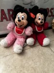 画像13: Disney Minnie Mouse Rubber Face Pink plush  Doll / ミニーマウスのラバーフェイス、ピンクぬいぐるみ　スタイ付き (13)