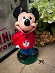 画像1: Disney Mickey Mouse  Vinyl doll coin bank (B) / ディズニーのミッキーマウス　プラスチック製　貯金箱 (1)