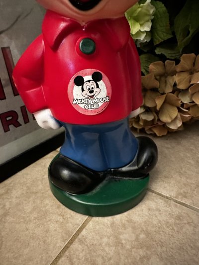 画像2: Disney Mickey Mouse  Vinyl doll coin bank (B) / ディズニーのミッキーマウス　プラスチック製　貯金箱