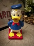 画像1: Disney Donald Duck Play Pal Vinyl doll coin bank / ディズニーのドナルドダック、プラスチック製　貯金箱 (1)