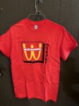 画像1: WcDonalds McDonald’s Crew Red T Shirt (M) / ワクドナルド　マクドナルド　従業員用　レッドクルー　Tシャツ (1)