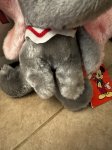 画像3: Disney Dumbo Plush Doll with tag 70‘s Korea / ディズニーのダンボ　タグ付きぬいぐるみ (3)