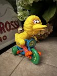 画像1: Sesame Street Big Bird blue tricycle Wind up Doll / セサミストリート　ビッグバード　青い三輪車　ワインドアップ　フィギュア　ドール　 (1)