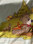 画像4: Yogi Bear Hanna Barbera Flat  Sheet  / ハンナバーベラ、ヨギベアのフラットシーツ (4)