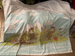 画像1: Yogi Bear Hanna Barbera Flat  Sheet  / ハンナバーベラ、ヨギベアのフラットシーツ (1)