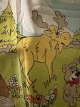 画像6: Yogi Bear Hanna Barbera Flat  Sheet  / ハンナバーベラ、ヨギベアのフラットシーツ (6)