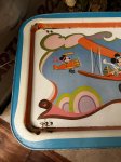 画像3: Mickey Mouse airplane Tin  TV Tray Stand  / ミッキーマウス　飛行機　アルミ製　テレビトレイ (3)