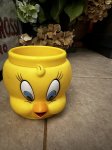 画像4:  Looney Tunes Tweety  Face Plastic Mug /  ルーニーテューンズ   トゥイーティー プラスチック製　フェイスマグ (4)