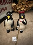 画像1:  Kool Cigarettes Penguins  WILLIE & MILLIE Salt And Pepper (A) /  クール　ペンギン　ウィリー＆ミリー　ソルト＆ペッパーセット (1)