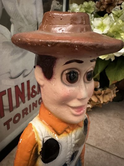 画像3: Disney Pixar Toy Story  Woody Coin Bank ceramic  / ディズニー　トイストーリー　ウッディ　貯金箱　陶器製