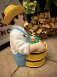 画像7: Farmer Jack Saving Time Vinyl Coin Bank 1986 / ファーマージャック　セービング　タイム　コインバンク　貯金箱 (7)