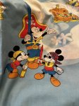 画像4: Disney Mickey Mouse Flat sheet  / ディズニーのミッキーマウス　ディズニーランド柄　フラットシーツ (4)