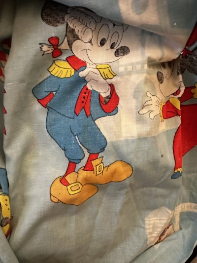 画像2: Disney Mickey Mouse Box sheet  / ディズニーのミッキーマウス　ディズニーランド柄　ボックスシーツ