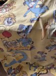 画像14: Hanna Barbera Huckleberry Hound  Flat Sheet  Yellow / ハンナバーベラ　レア！！　ハックルベリーハウンド　フラットシーツ (14)