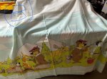 画像1: Yogi Bear Hanna Barbera Flat  Sheet (B) / ハンナバーベラ、ヨギベアのフラットシーツ (1)