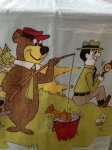 画像5: Yogi Bear Hanna Barbera Flat  Sheet (A)  / ハンナバーベラ、ヨギベアのフラットシーツ (5)