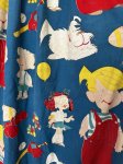 画像5: Dennis the Menace fabric Curtain Blue (A) / わんぱくデニスの布製　カーテン　ブルー (5)