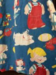 画像2: Dennis the Menace fabric Curtain Blue (B) / わんぱくデニスの布製　カーテン　ブルー (2)