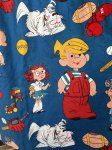 画像7: Dennis the Menace fabric Curtain Blue (C) / わんぱくデニスの布製　カーテン　ブルー (7)