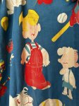 画像6: Dennis the Menace fabric Curtain Blue (B) / わんぱくデニスの布製　カーテン　ブルー (6)