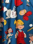 画像5: Dennis the Menace fabric Curtain Blue (C) / わんぱくデニスの布製　カーテン　ブルー (5)