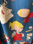 画像4: Dennis the Menace fabric Curtain Blue (A) / わんぱくデニスの布製　カーテン　ブルー (4)