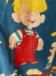 画像4: Dennis the Menace fabric Curtain Blue (B) / わんぱくデニスの布製　カーテン　ブルー (4)