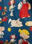 画像10: Dennis the Menace fabric Curtain Blue (B) / わんぱくデニスの布製　カーテン　ブルー (10)