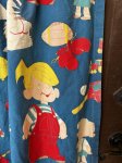 画像3: Dennis the Menace fabric Curtain Blue (A) / わんぱくデニスの布製　カーテン　ブルー (3)