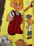 画像6: Dennis the Menace fabric Curtain Yellow (B) / わんぱくデニスの布製　カーテン　イエロー (6)