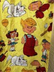 画像6: Dennis the Menace fabric Curtain Yellow (A) / わんぱくデニスの布製　カーテン　イエロー (6)