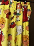 画像1: Dennis the Menace fabric Curtain Yellow (A) / わんぱくデニスの布製　カーテン　イエロー (1)