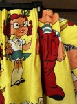 画像3: Dennis the Menace fabric Curtain Yellow (B) / わんぱくデニスの布製　カーテン　イエロー (3)