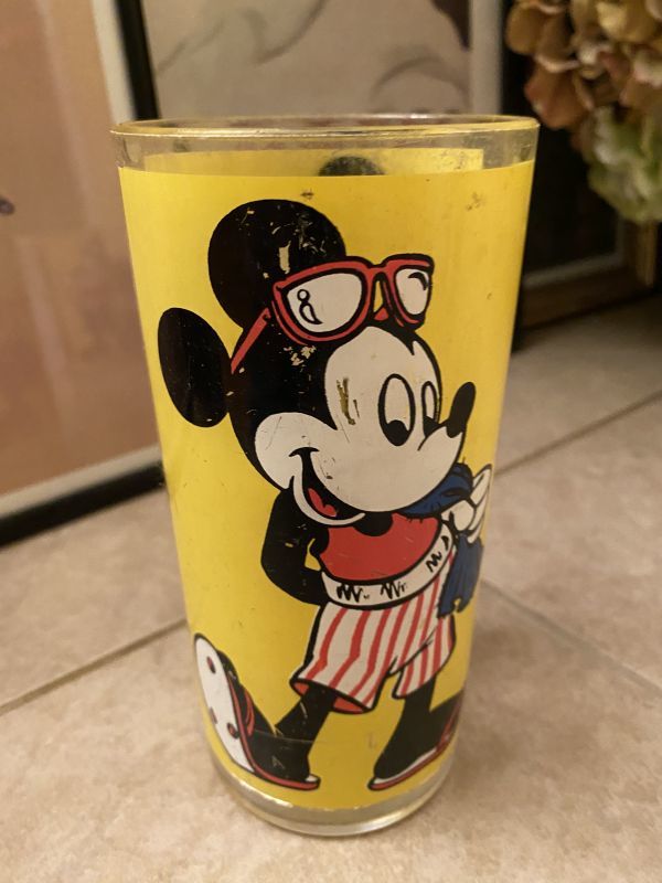 Disney Mickey Mouse Plastic Cup Set Of 4 ディズニーのミッキーマウス　プラスチック製タンブラー4つセット