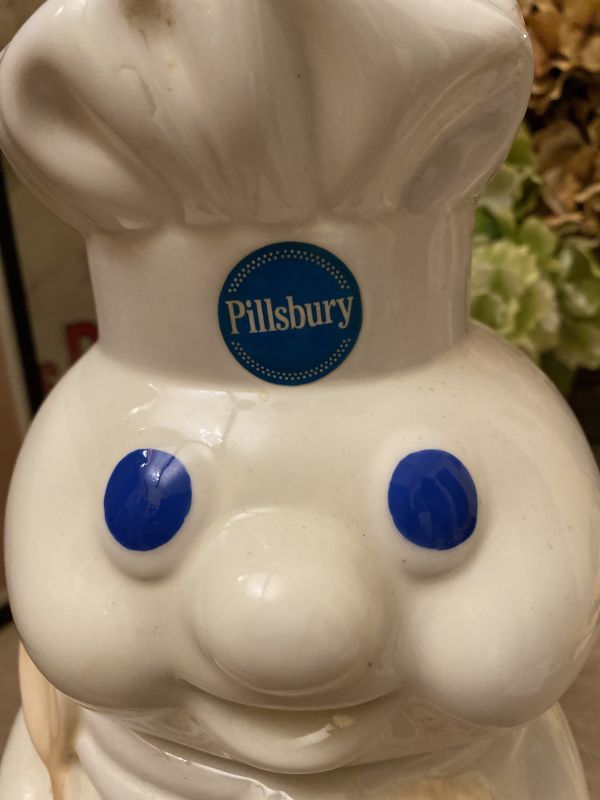 Phillsbury Dougn Boy ceramic Cookie Jar / ピルズベリー ドゥボーイ
