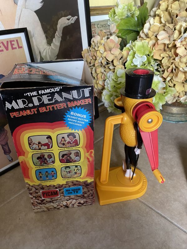 Mr Peanuts Peanuts butter maker with box / ミスターピーナッツ の ...
