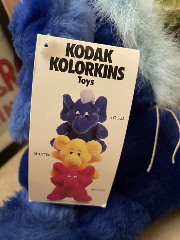 Kodak Kolorkins Focus Blue Plush Doll / コダック フォーカス ブルー